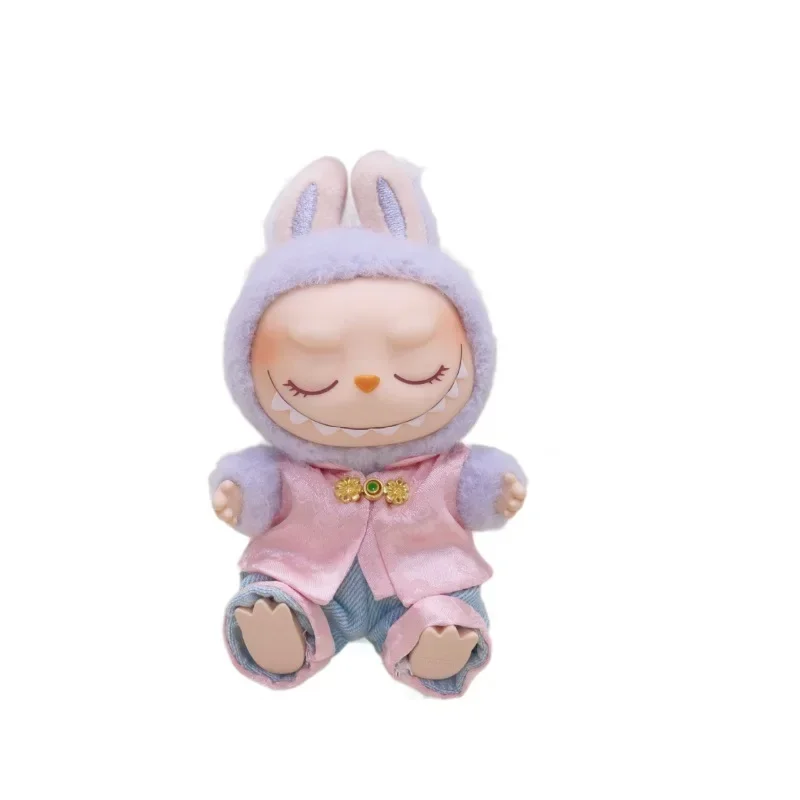 Puppenkleidungssets für Labubu V1 V2 V3, süßer Overall 2025, Weihnachtsfeier, Halloween, Herbst, Winter, Sammlung, Geburtstagsgeschenk
