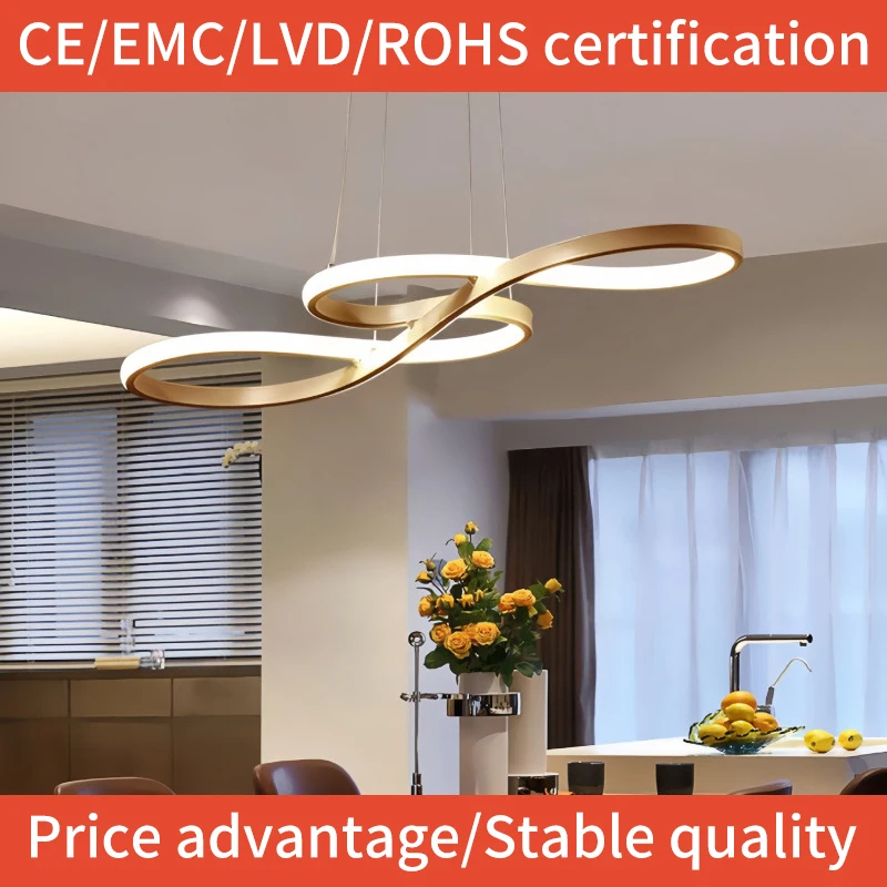 

Современный светодиодный подвесной светильник для кухонного острова, бара, обеденного стола, ресторана, с дистанционным диммированием, линейный декоративный светильник для кухни