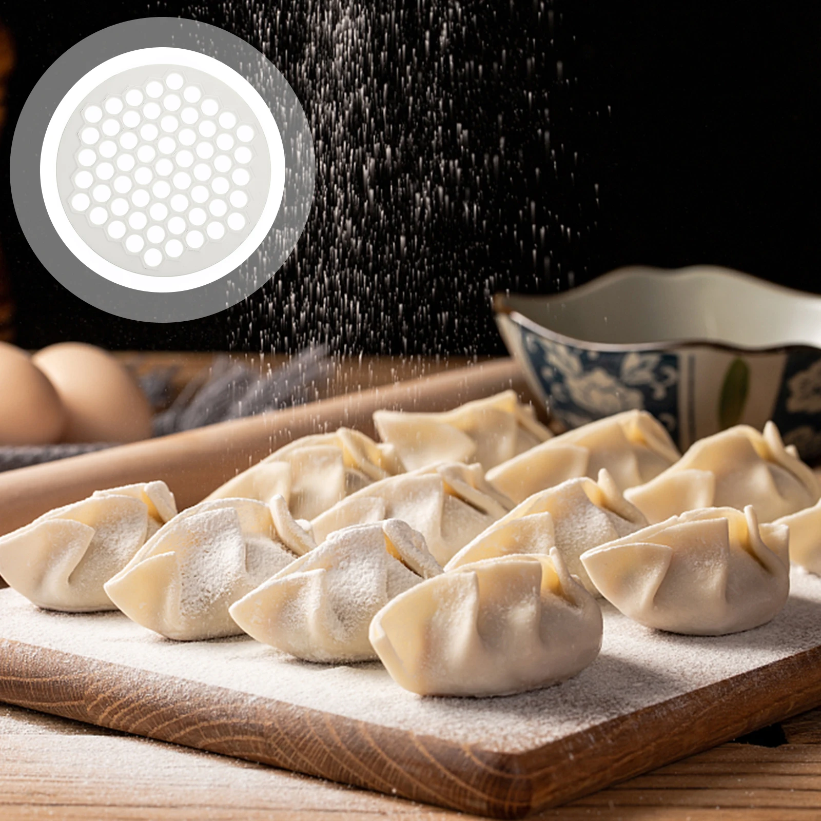 

Dumpling Making Mold Roller for Dumplings Plastic Porous Wrapper Press Vareniki Tools Kitchen