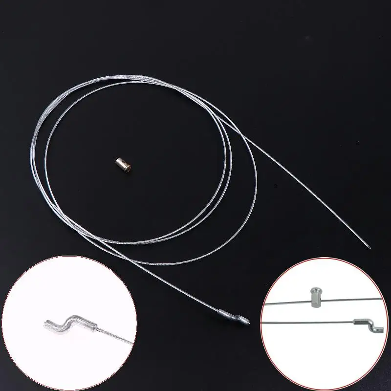 

1 шт., комплект для ремонта троса дроссельной заслонки для садовой газонокосилки с Z-образным крючком, веревочный аксессуар для косилки для небольшого моторного оборудования