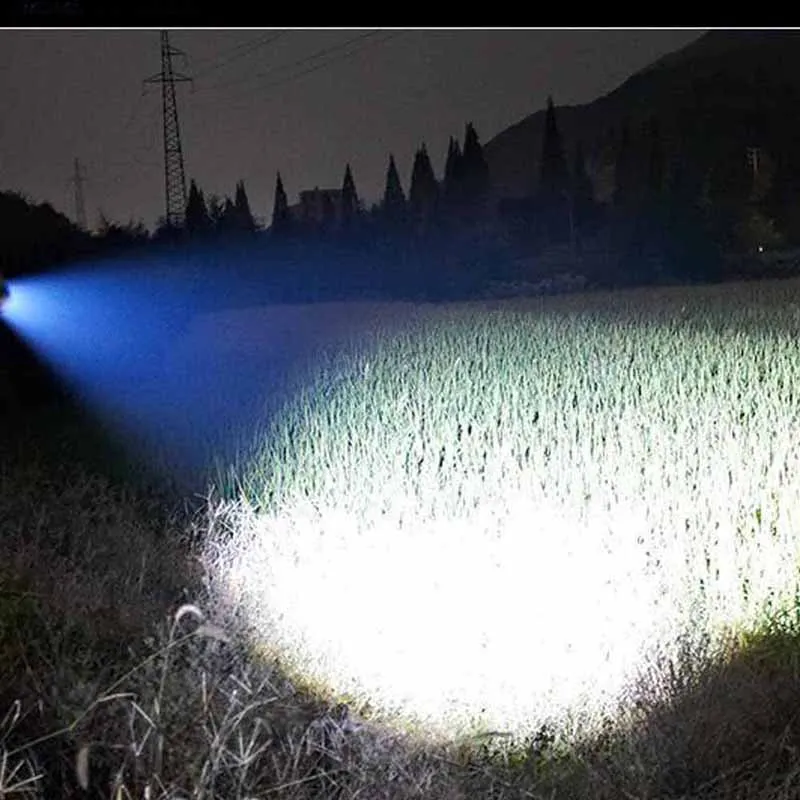 SK98 Mini linterna LED recargable con zoom luz de trabajo 600LM 5 modos antorcha portátil lámpara de bolsillo para exteriores con batería 18650