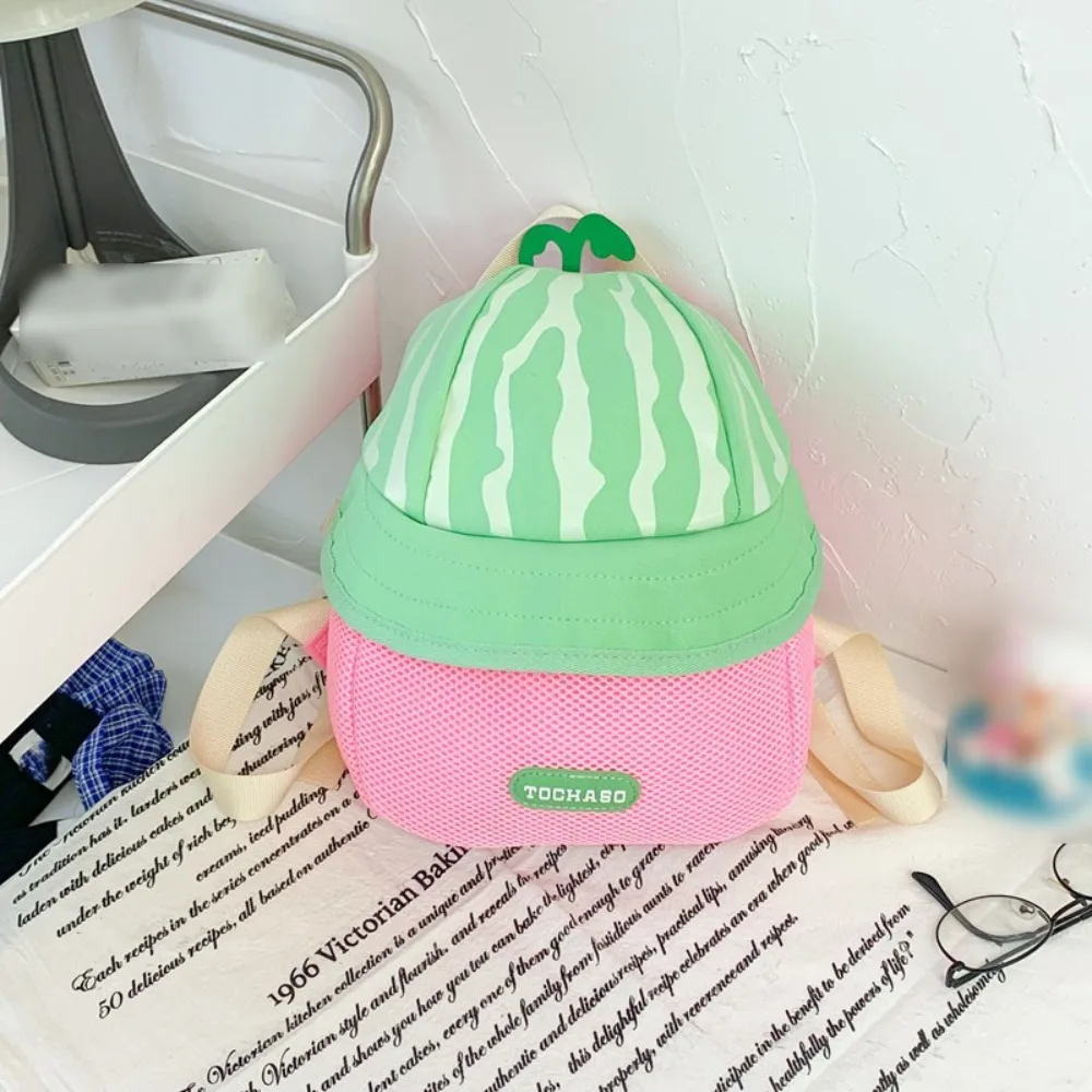 

Милый нейлоновый рюкзак с грибами, большой вместительный детский рюкзак с клубникой, мини-школьный рюкзак для детского сада, детский