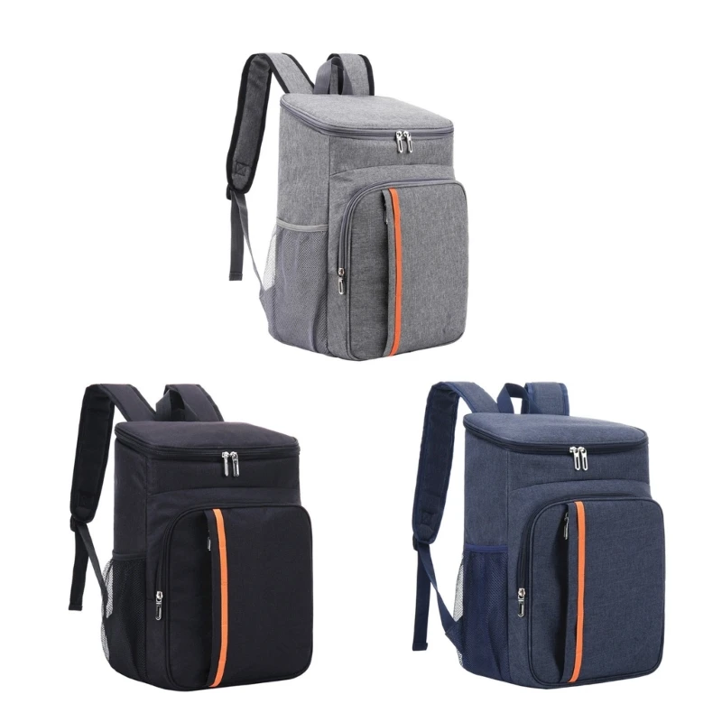 

Container Large Capacity Cooler Backpack Insulated Lunch Bag PicnicBackpack Hot Cold FreezerBags for Women Men