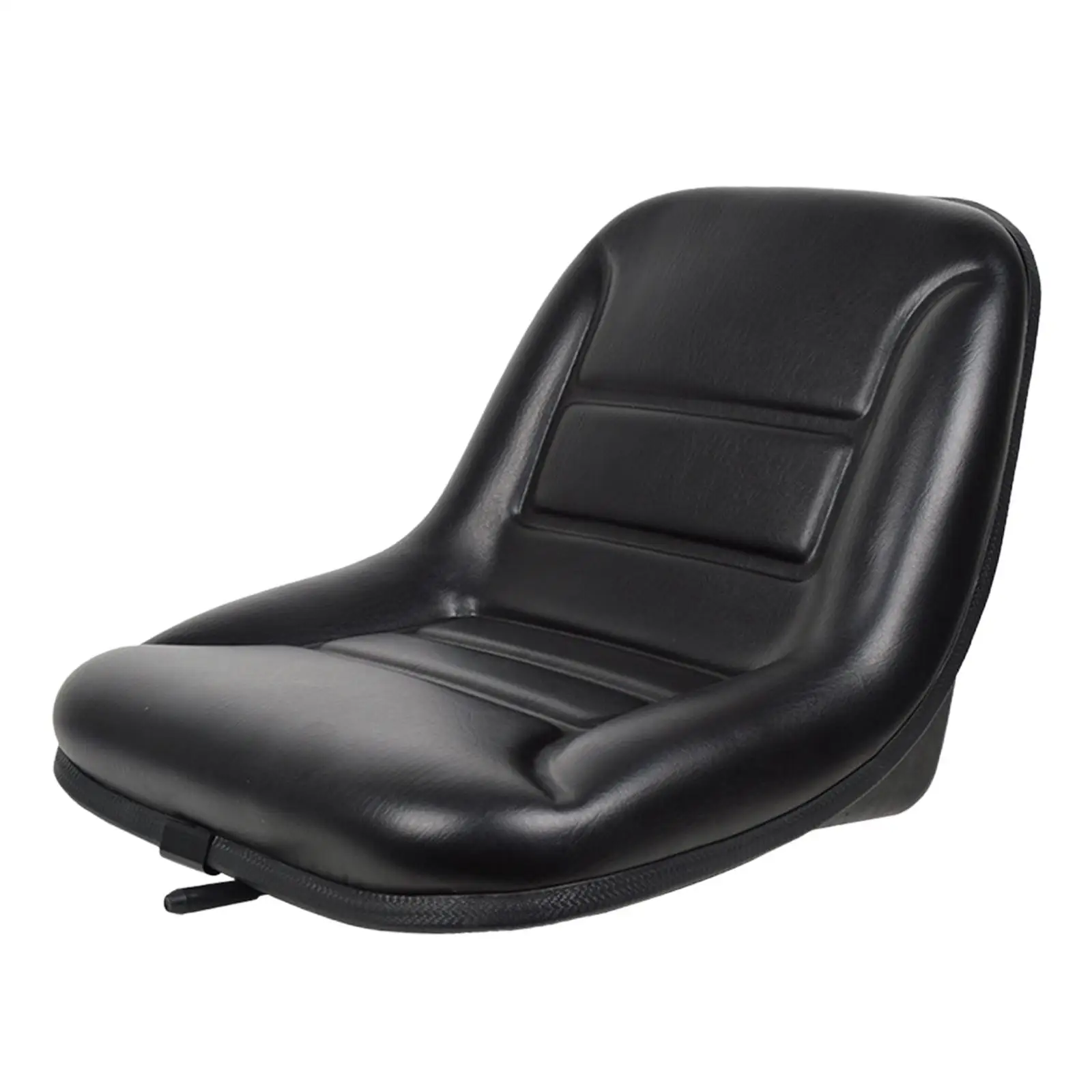 Replacement Tractor Seat Cushion Universal PU Material Adjustable Slide Micro Switch for Manual Mini Forklift and Excavator