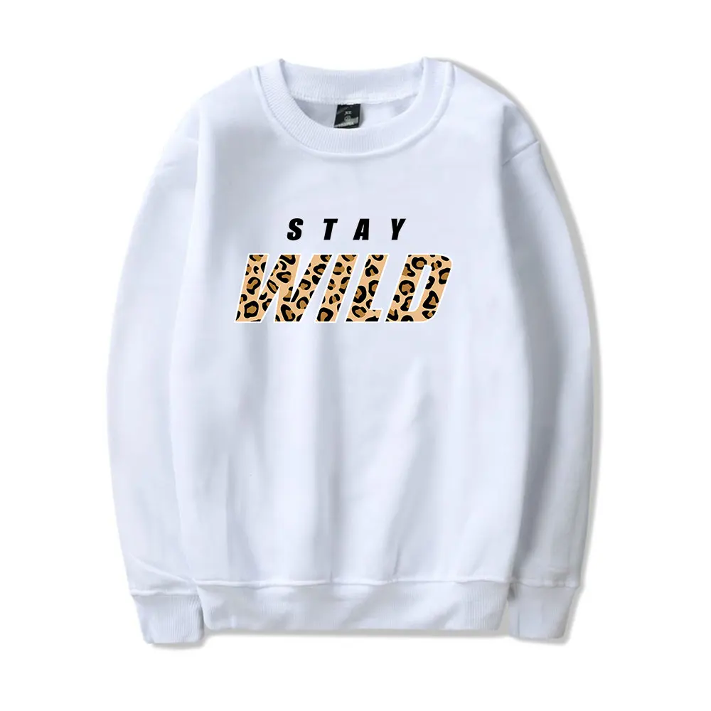 Ben Azelart Stay Wild Vintage 90s Merch Sweatshirt Men Women Unisex Sports Pullover Harajuku Sweatshirt Fashion Pullover