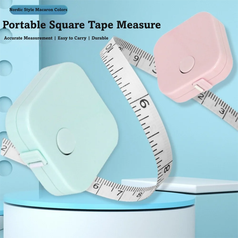 Dual Sided Scale Sewing Tape Measure Retractable Design CM/Inch Scale Body Measurement Tape Flexible Material