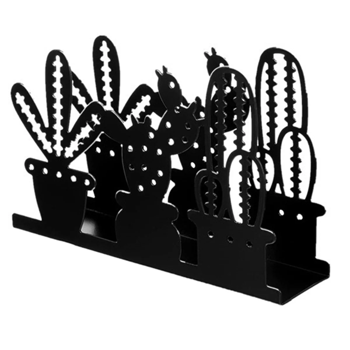 Porta tovaglioli BISM1: dispenser/supporto autoportante per fazzoletti, porta tovaglioli da tavolo per la cucina di casa, picnic, feste (cactus)