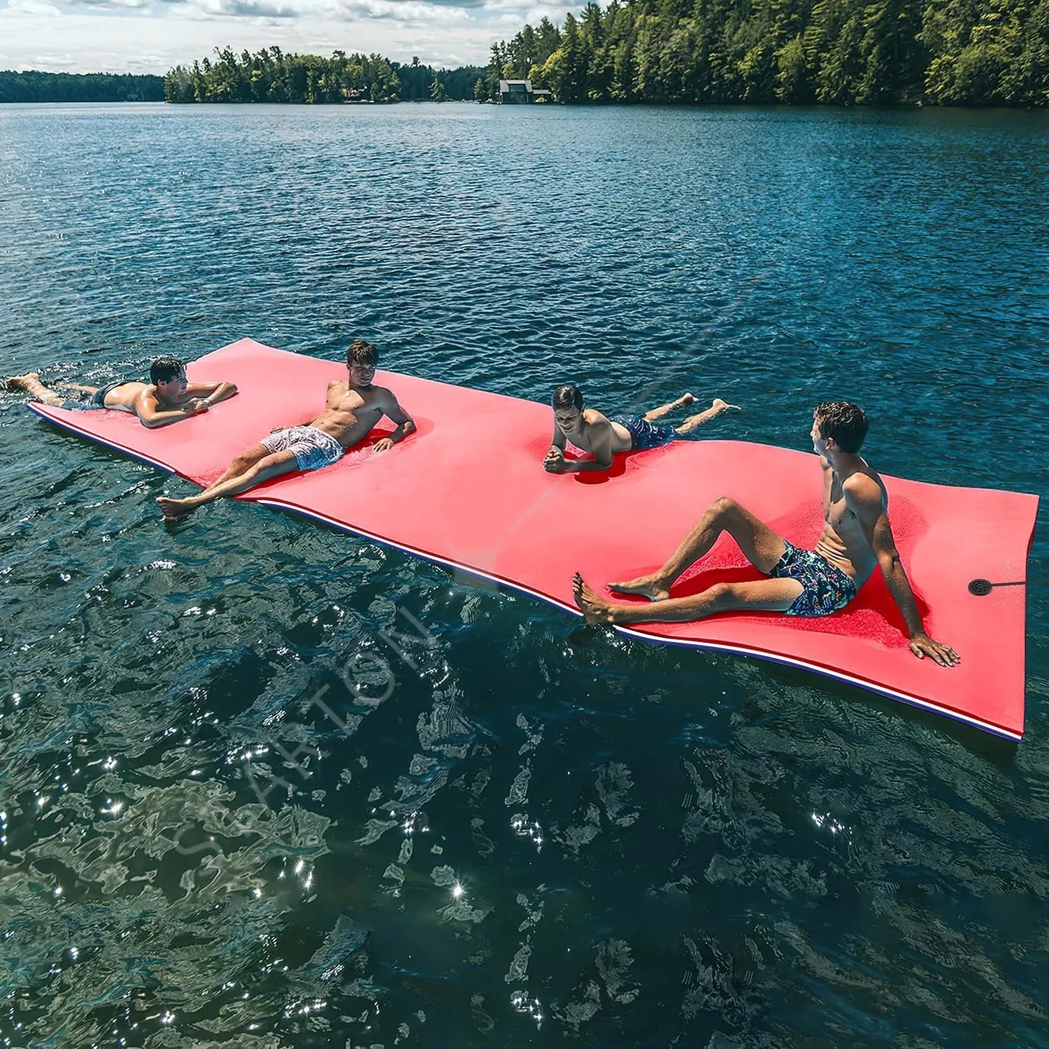 Oversized Lily Pad Floating Mat, 3 Layer Floating Water Mat,Ocean, Beach, Floating Mat