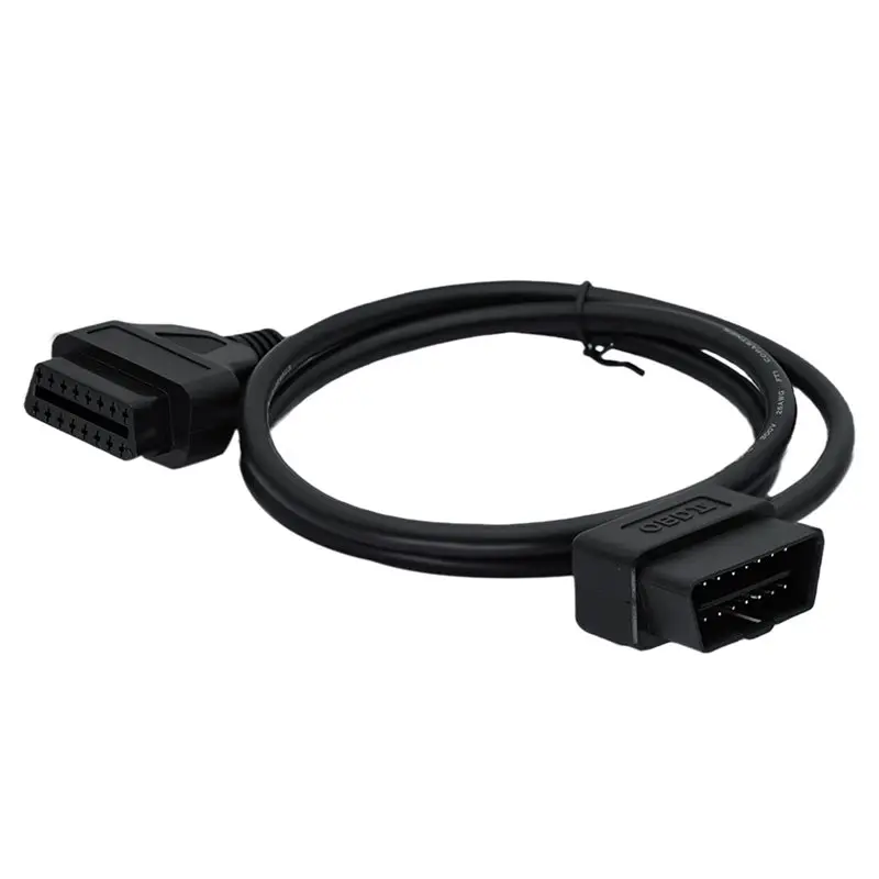 

ABQB-OBD2 Extension Connector Car Auto Diagnostic Tool Cable OBDII Scanner Cable 16Pin Male To Female Adapter