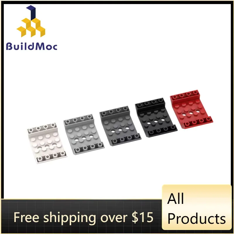 10PCS Building Blocks Assembles Particles Moc 60219 Slope Inverted 45° 6 x 4 Bricks Block Parts DIY Educational Toys For Kids