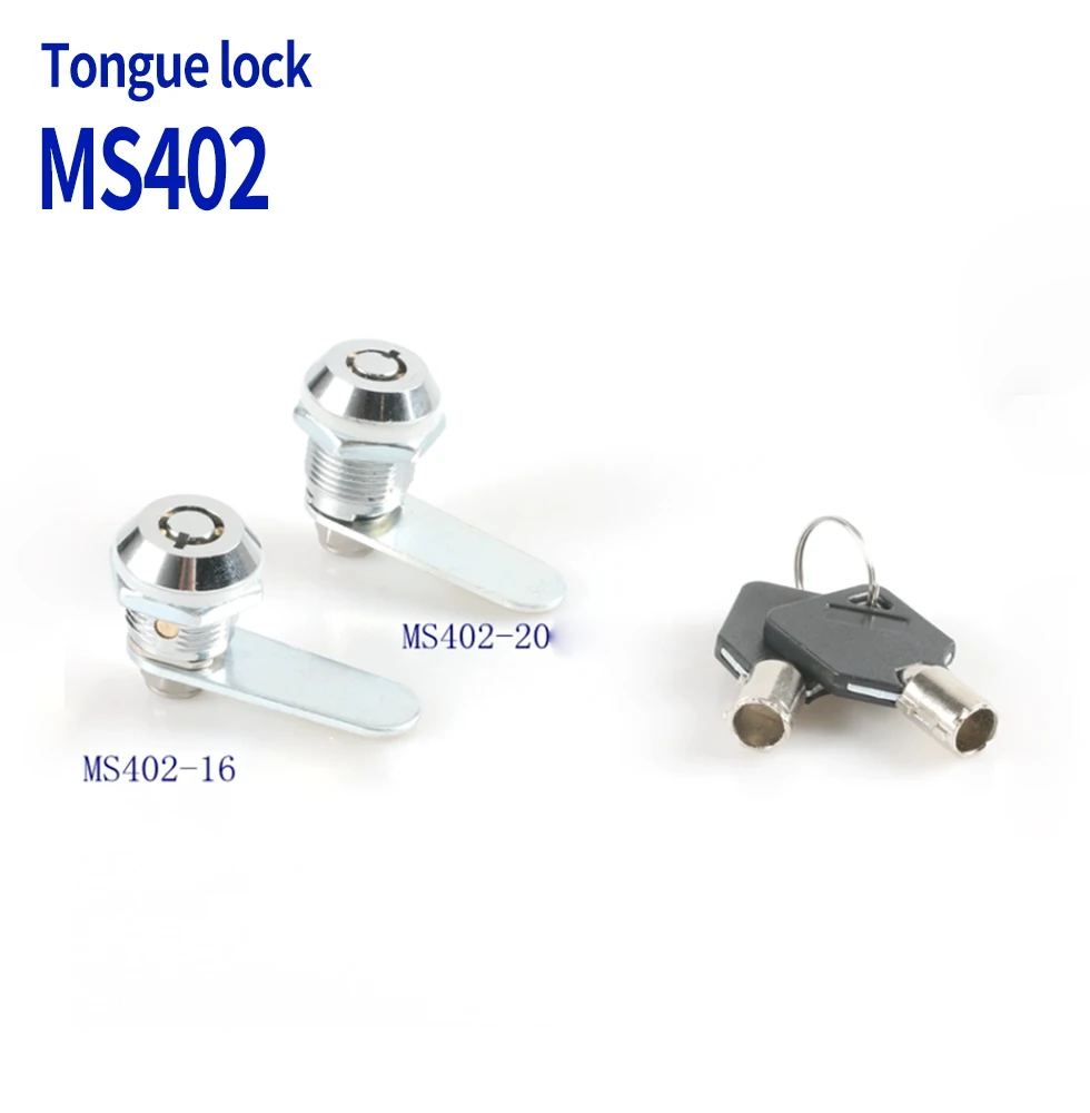 MS402 электрическая коробка, рабочая Плоская Круглая Шпилька, замок для тумблера, медный ключ, железная коробка, замок для почтового ящика, инструмент, замок
