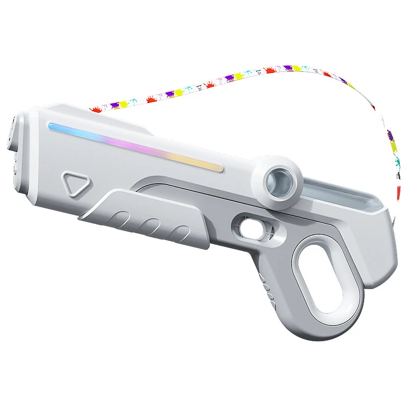 2024 mão auto integrada elétrica pistola de água contínua totalmente automática grande capacidade arma das crianças ao ar livre jogando água brinquedos