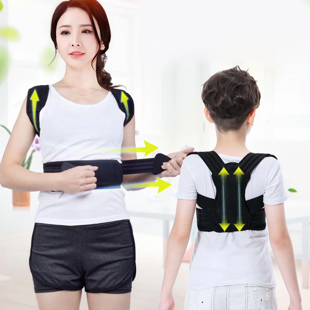 

1 шт., корректор осанки спины, плечевой бандаж, дышащая, впитывающая пот, поддержка для офиса, школы, правильная плохая сидячая привычки