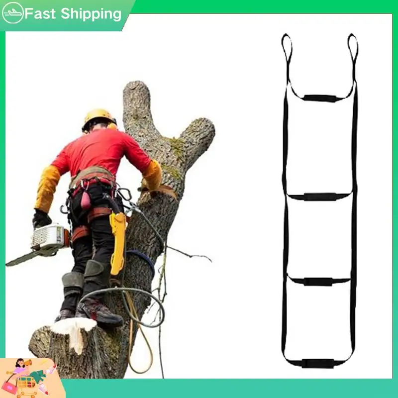 

Portable Tree Climbing Aider With Anti-Skidding Steps For Rock Caving Canyoning Rope Lader-Tvdae