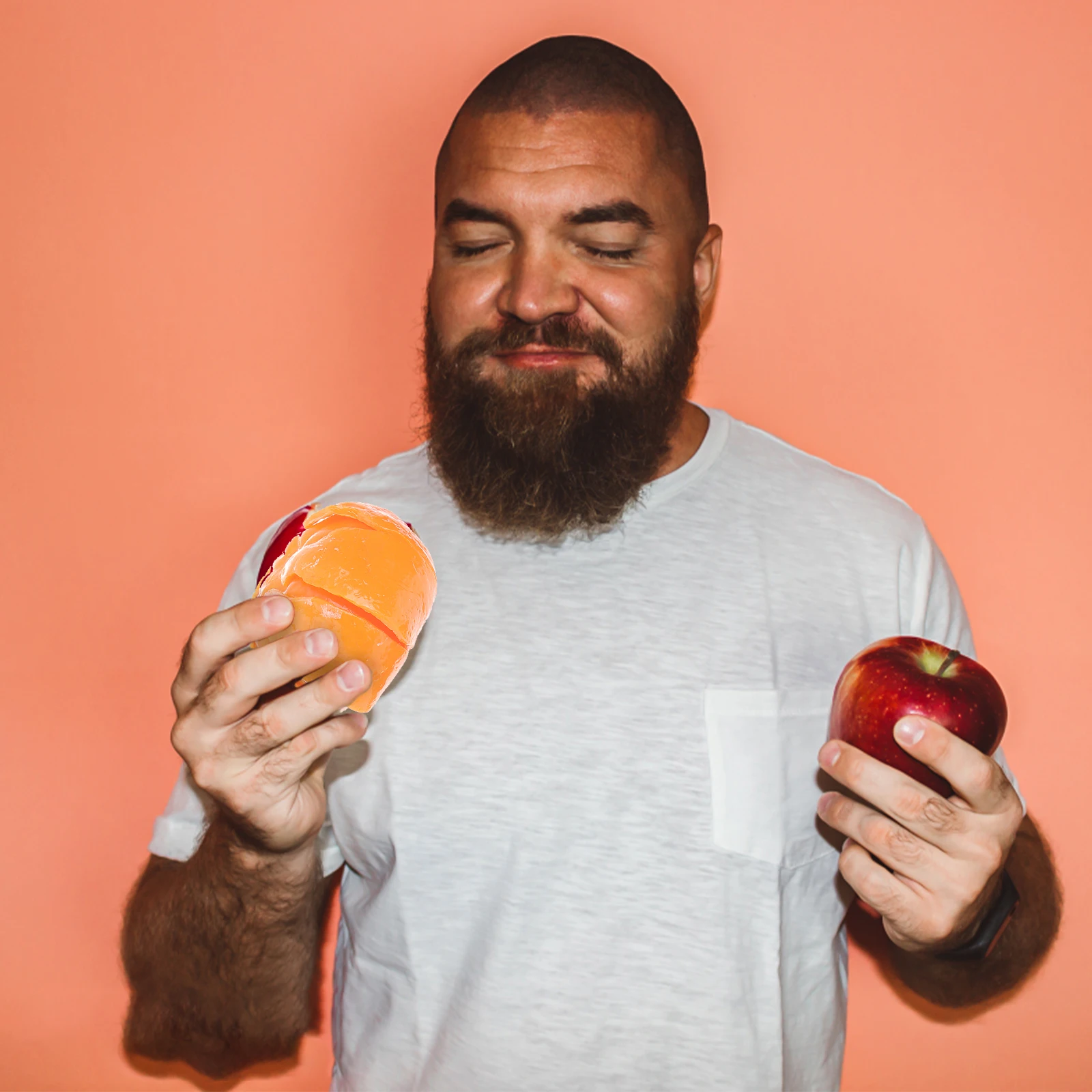 

2Pcs Orange Shaped Squeeze Plaything Decompression Toy Stress Reliever Vent Plaything Pressure Relief Toy For Mental Health