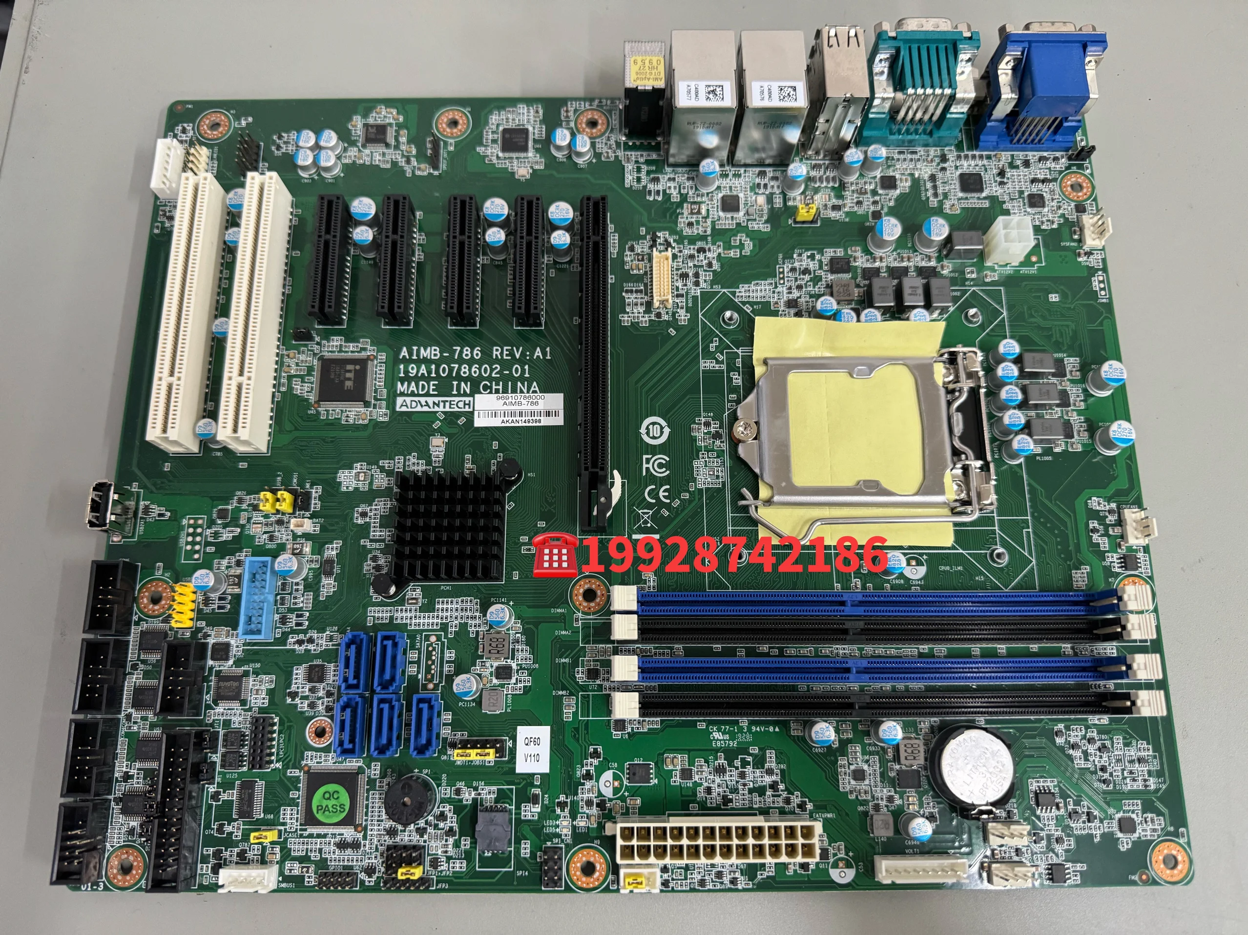 

AIMB-786 REV: Основная плата промышленного управления A1 поддерживает U 8-го поколения.