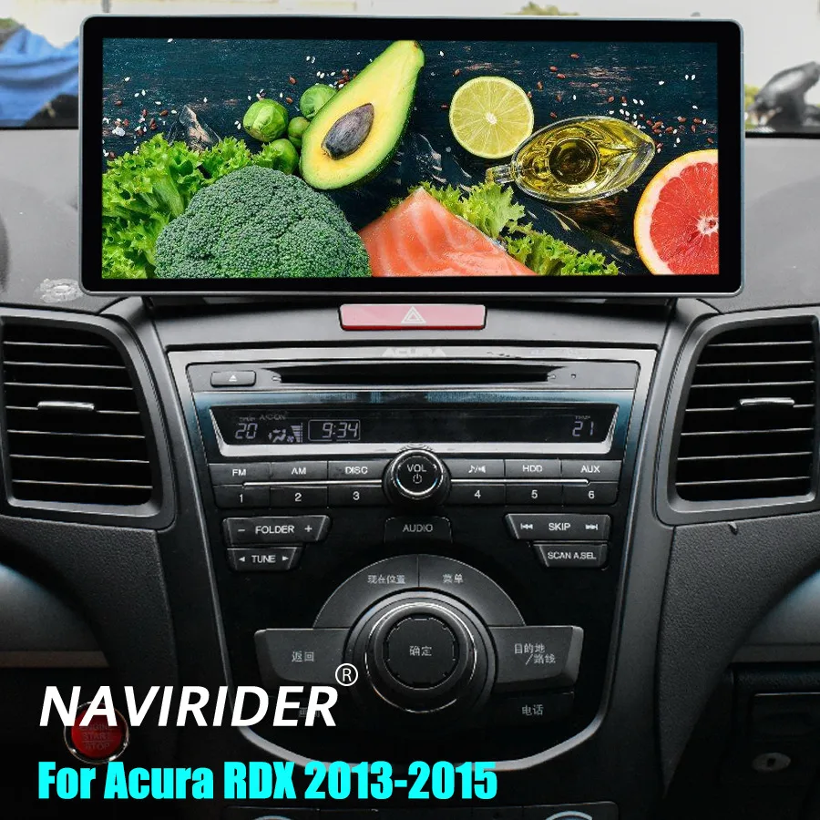 

12,3-дюймовый Android15 Qled-экран для Acura RDX, автомобильный радиоприемник, мультимедийный видеоплеер, стерео беспроводной Carplay, GPS-навигация, головное устройство