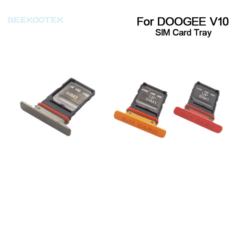 

New Original Doogee V10 SIM Card Tray Slot Holder Repair Replacement Accessories parts For Doogee V10 6.39 Inch Smart Phone