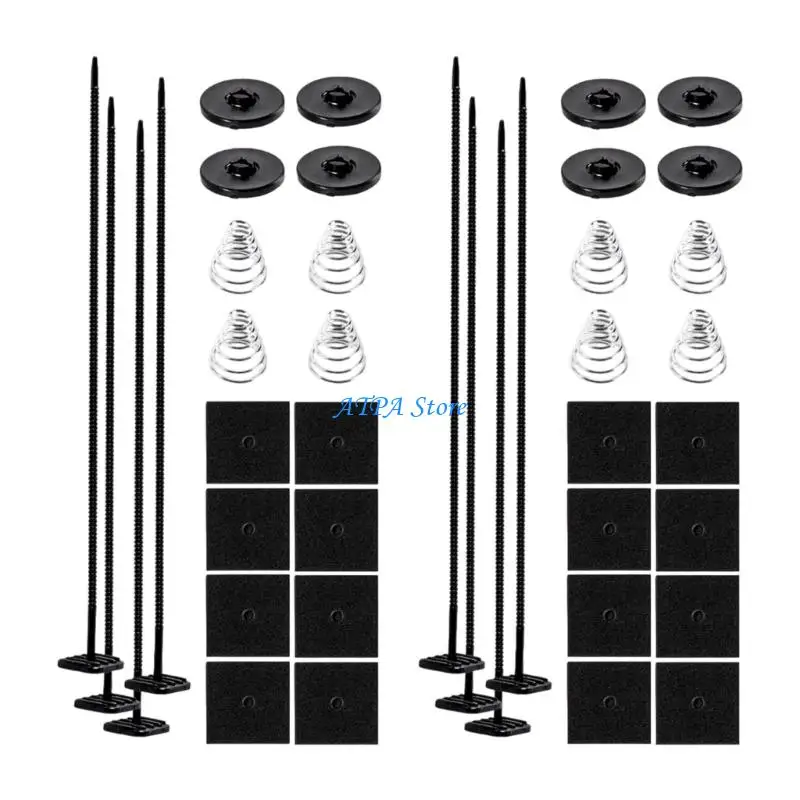 

U13C 2/3/4 Set Mount Tie Strap Car Fan Mounting Radiator Fan Mount Zip Ties Clips