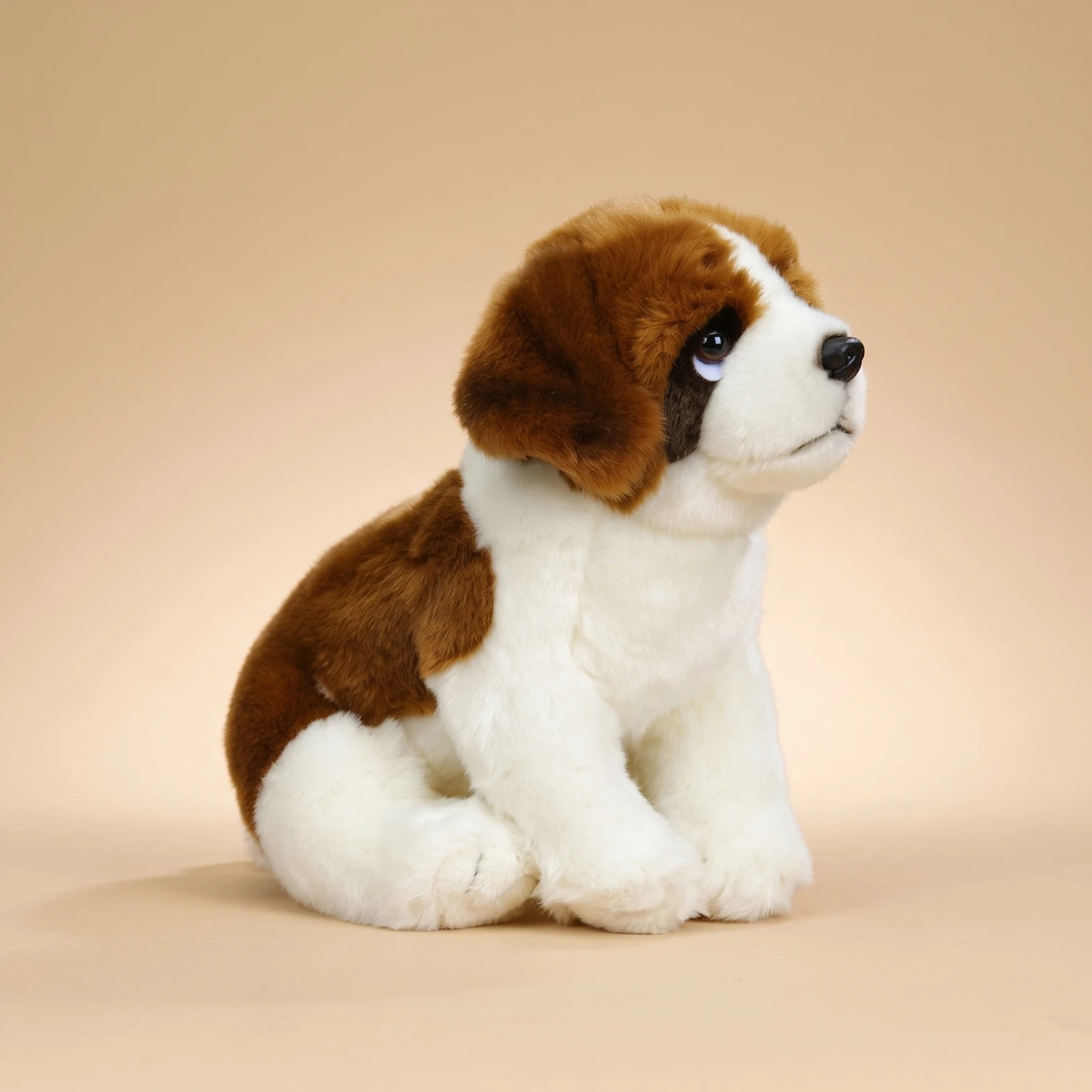 Stuffed Saint Bernard Puppy Soft Saint Bernard Stuffed Toy Dog Stuffed Animal Fuzzy Dog Stuffed Toy Cute for Children, Nursery