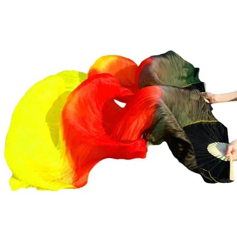 2018 أنثى عالية الجودة الحجاب الحرير الصيني عشاق الرقص زوج من مراوح الرقص الشرقي رخيصة رائجة البيع الأبيض