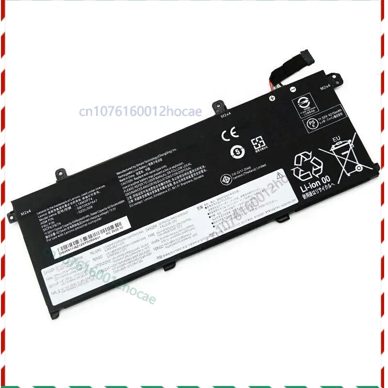 

Аккумулятор для Lenovo 5B10W13905 5B10W13906 5B10W13908 ThinkPad T490 T14 Gen 1 P43Тапочки