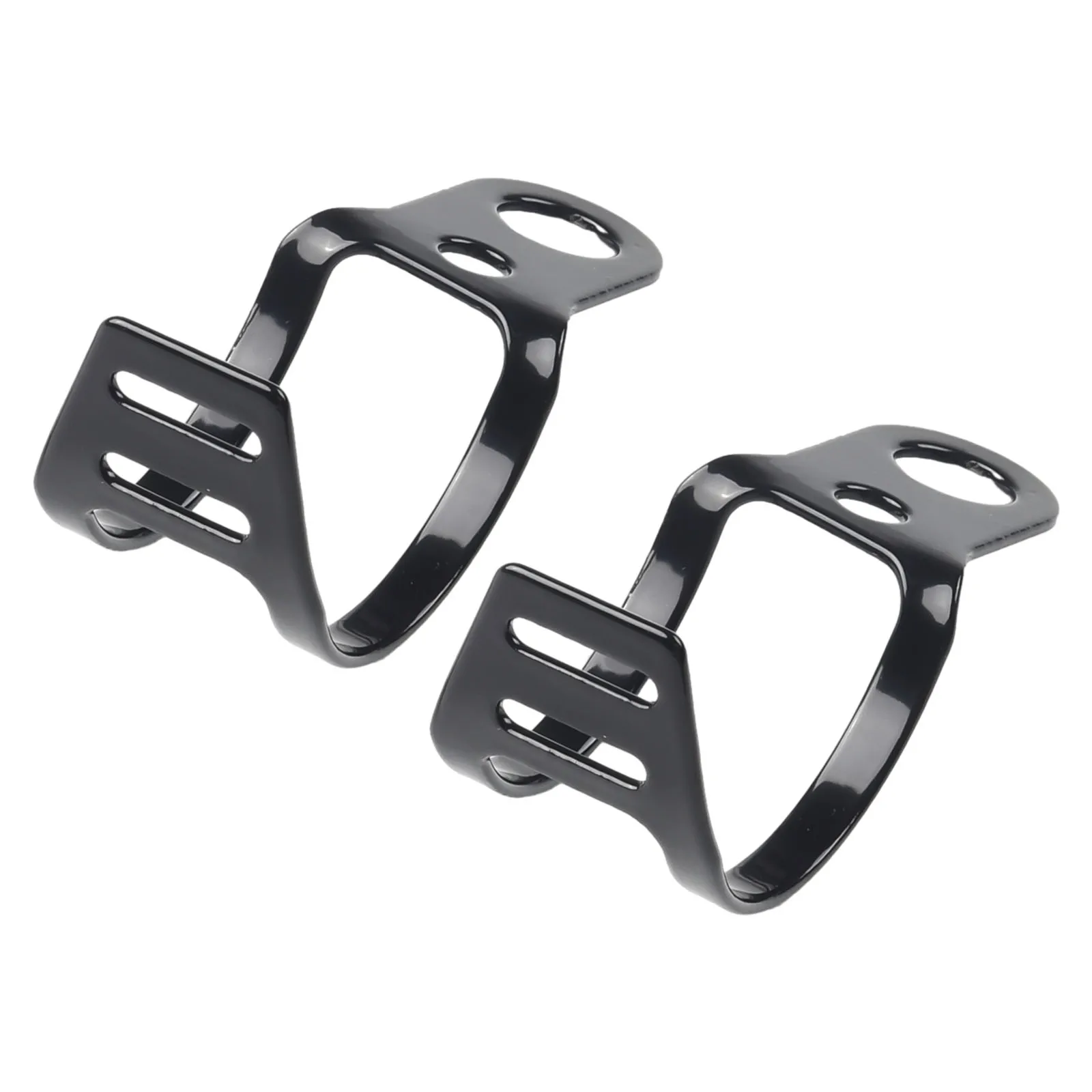 

Sturdy Motorcycle Turn Signal Light Mount Bracket for Motorbike Front Fork 2pcs Rust resistant Black and Silver