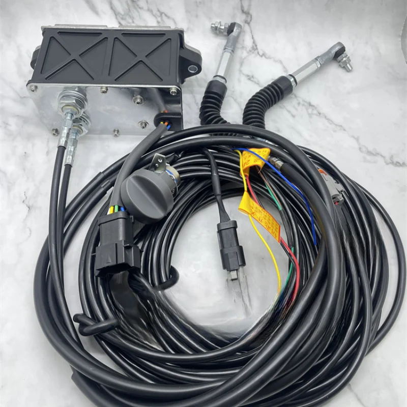 excavation double single-wire replacement with electronic fool-type all-round throttle motor