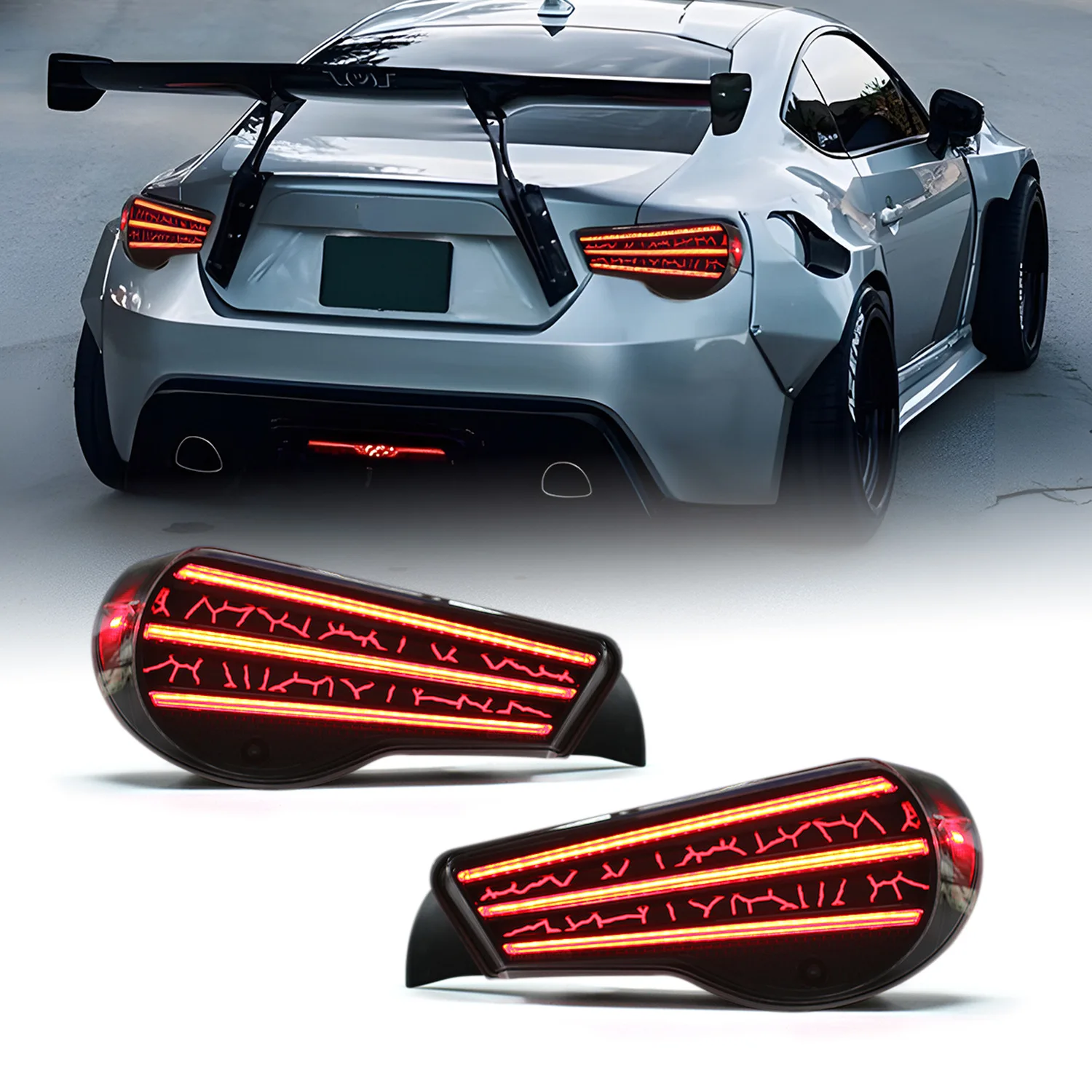 

Car LED Rear Taillights for Toyota GR86 GT86 FT86 2012-2018 Animation Rear Lamps LED Taillight Assembly