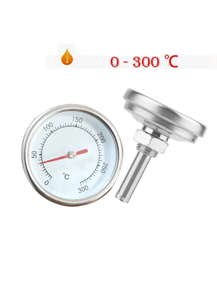 0 ℃ -300 ℃   35mm Mini-Ofenthermometer BBQ-Grill Temperaturmesser Edelstahl Sicherer Kochthermometer Backzubehör