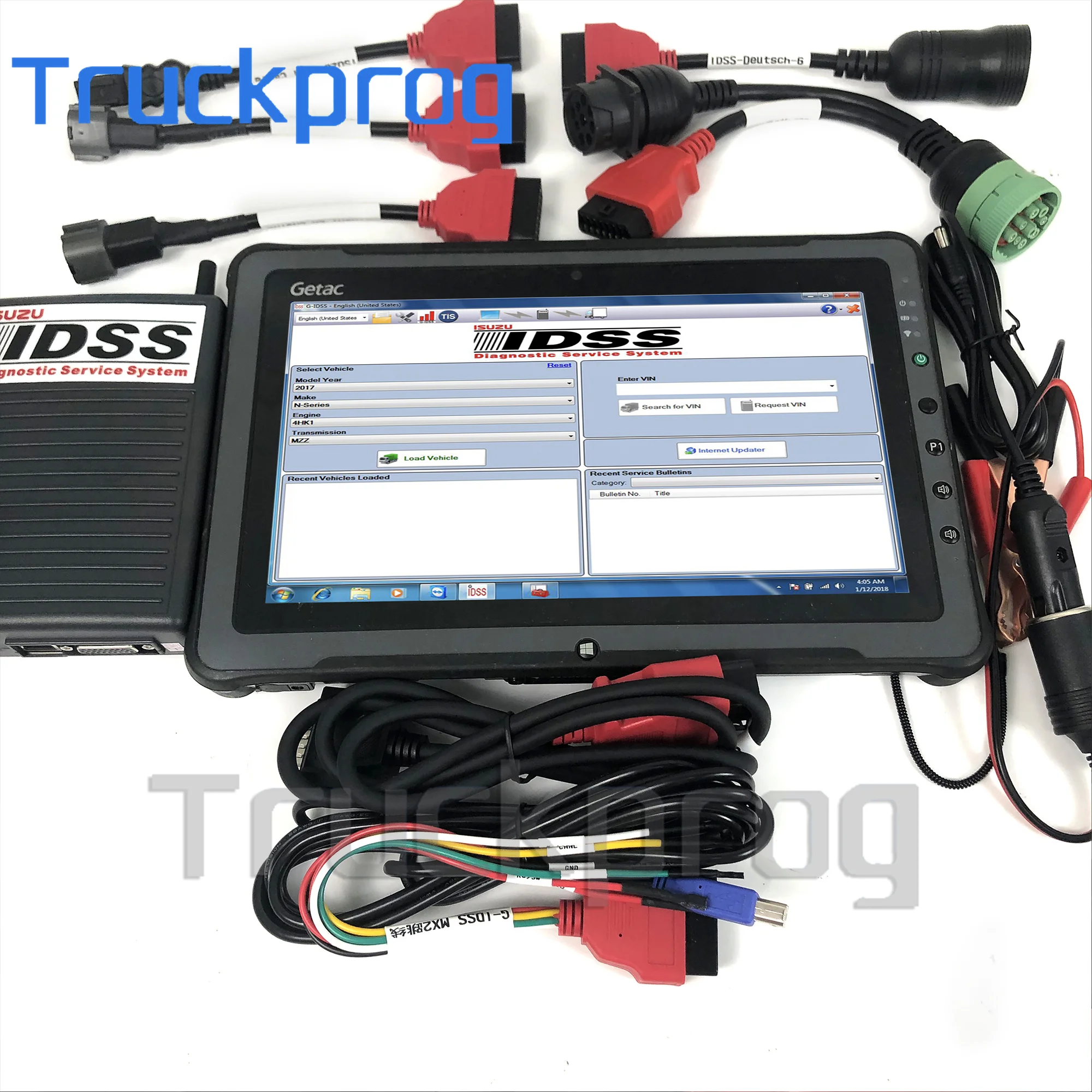 

F110 Tablet for Isuzu IDSS III Adapter E-IDSS G-IDSS Commercial Vehicle Gas Diesel 6HK1 4HK1 Truck excavator Diagnostic Tool