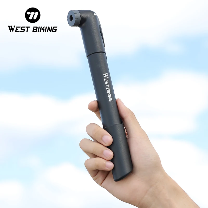 WEST BIKING Bike Bicycle Pump High Pressure Hand Mini Air Pump Cycling Tire Inflator Portable Ultralight Road MTB Pump Accessory