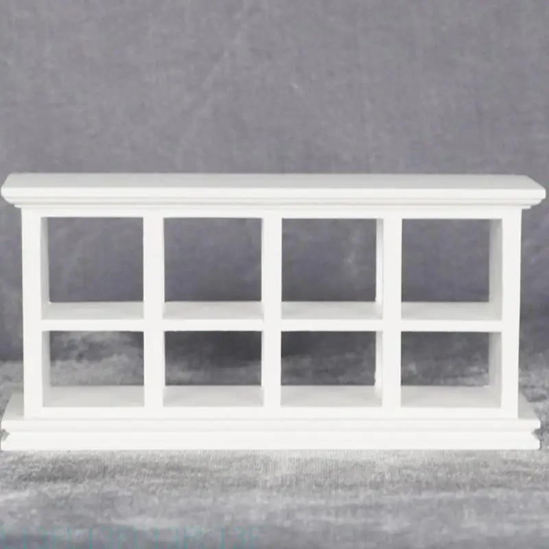 U13F Affichage étagère pour poupée House Mini Counter gâteau en bois Armoire d'affichage 1:12 Modèle Toy Girls Dollhouses