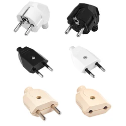 EU Electrical Socket Plug Adapter Schuko Germany France Connector Screw Connections EU Replacement Plugs For Power Supply Lines