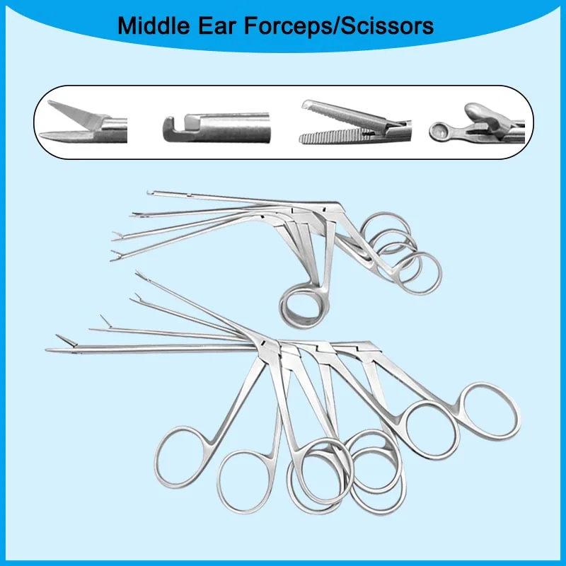 

Ear Cleaner Pliers Middle Ear Forceps Ear Micro Forceps Pick Endoscope Earwax Remover Bone Gnawing Forceps