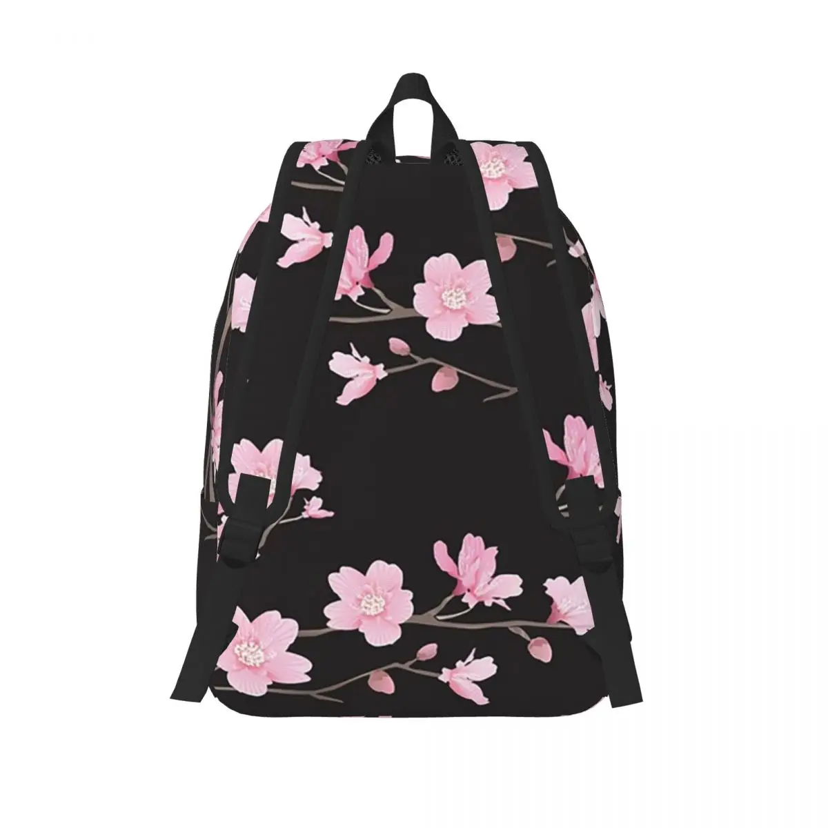 Cherry Blossom Flower Plant Student Backpack School Bag Hiking Travel Daypack for Men Women Fashion Bookbag Shoulder Bags