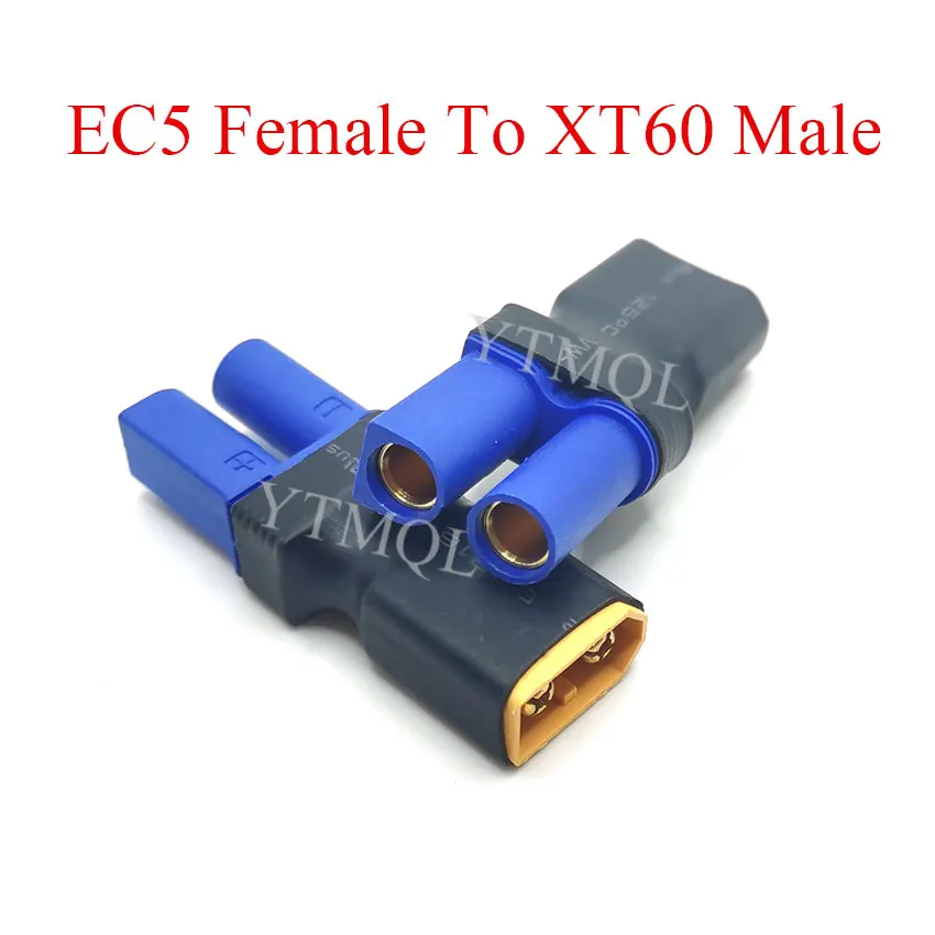 1PCS Adapter XT30 XT60 XT90 TRX T Plug Deans EC5 EC3 Female to Male HXT 4MM Connectors Plug RC Lipo Battery Control Parts DIY