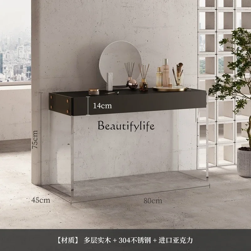 

yj32 Acrylic light luxury premium dresser set bedroom modern simple dresser small apartment makeup table