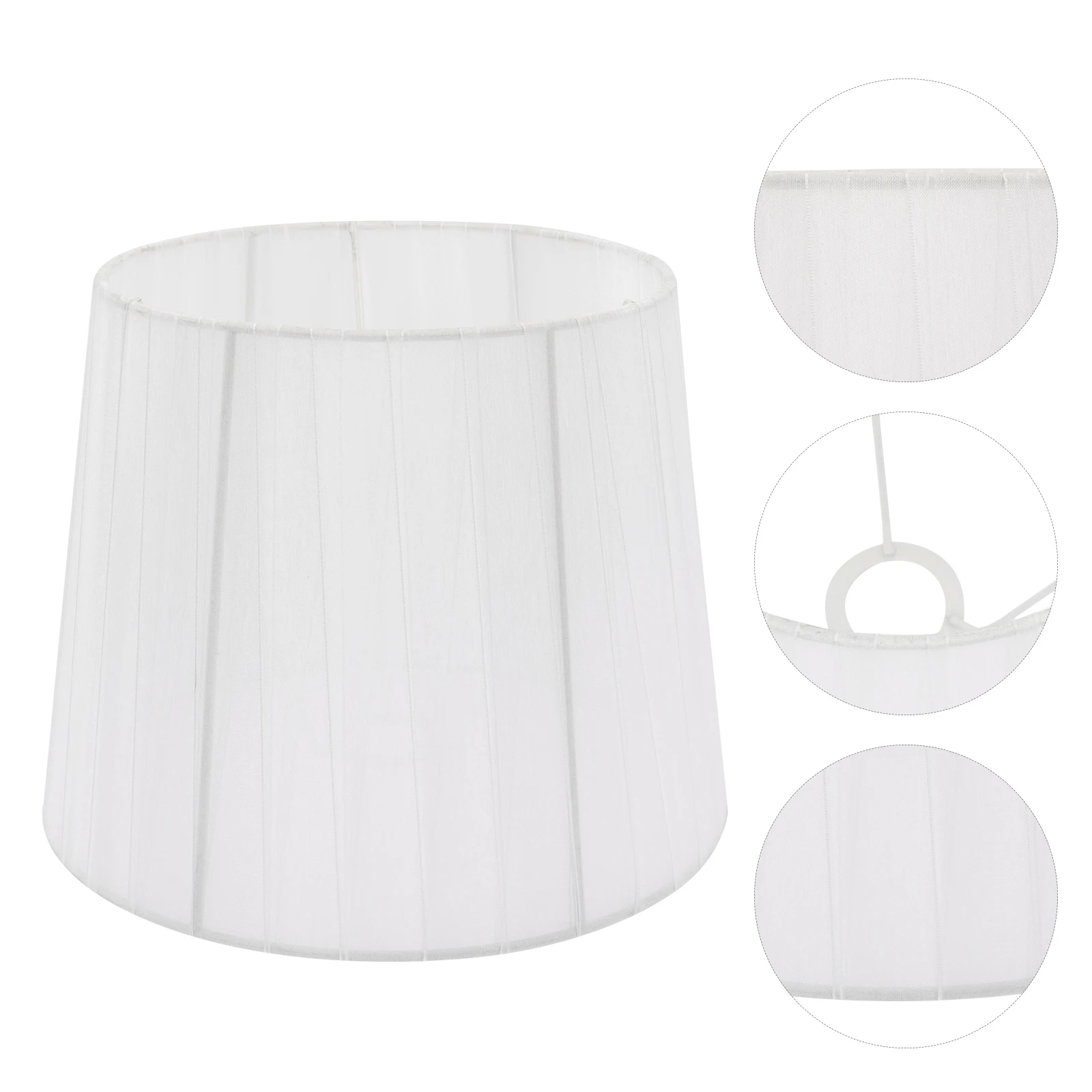

E14 Lamp Shade White Snow Gauze Transparent Chiffon Dustproof Bedroom Home Hotel Table Light Shades Small Covers Modern