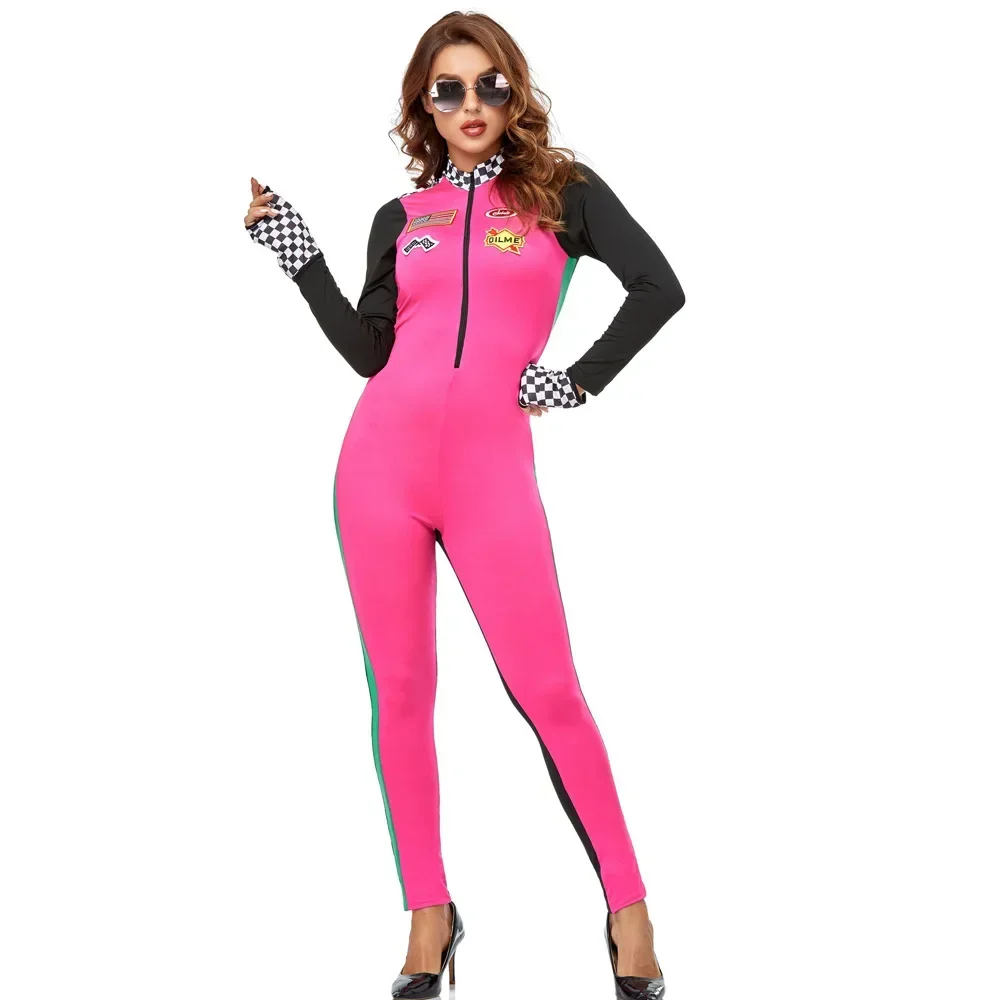 

Women Role-play Sexy Costume Racer Professional Racing Uniform