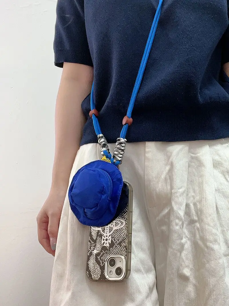 

Женская длинная веревка ручной работы с подсолнухом через плечо для телефона, подвесная веревка для путешествий на открытом воздухе, анти-потерянная веревка