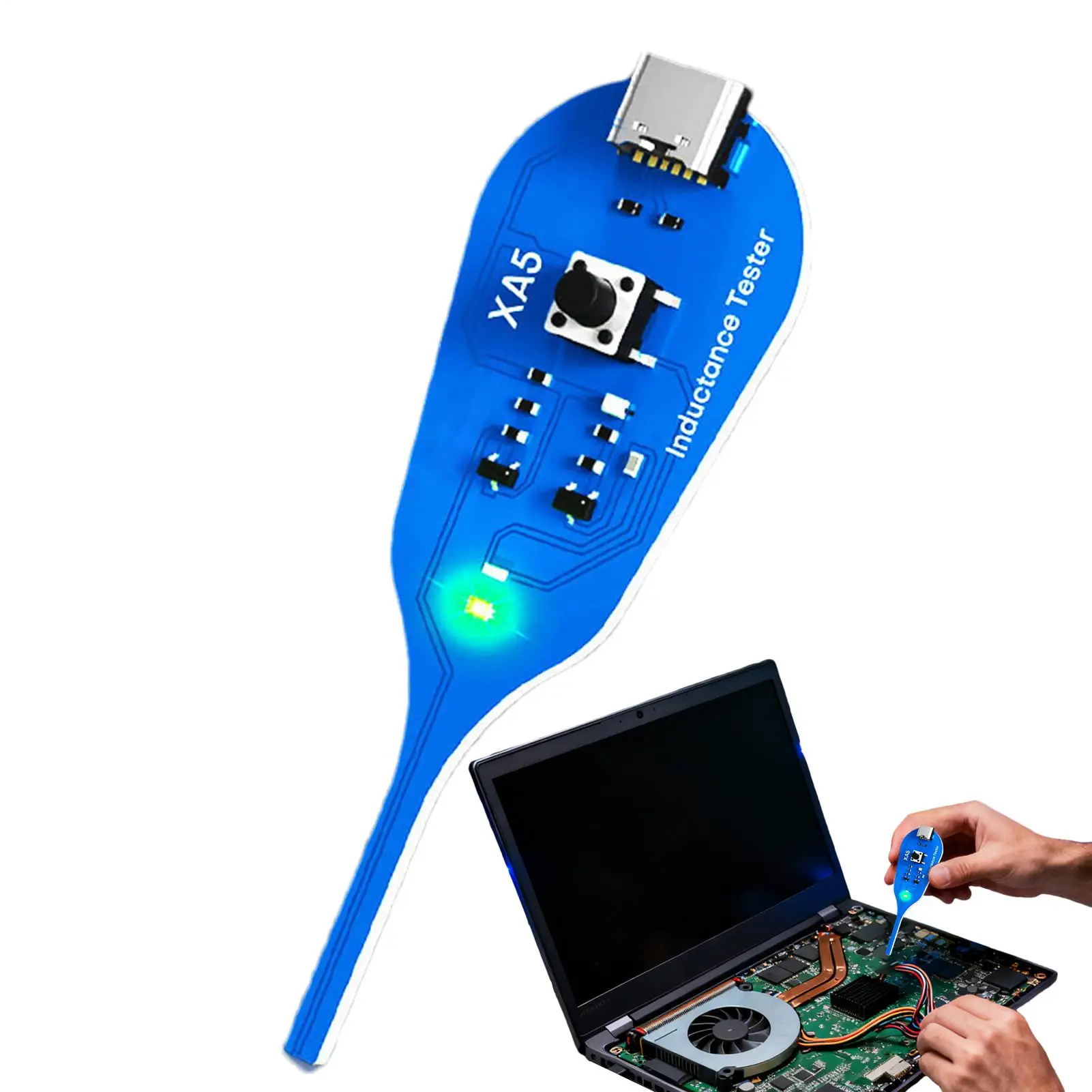 PC Motherboard Tester Electromagnetic Induction Detector Computer Inductance Diagnostic For Computer Appliance PC Laptop Phone