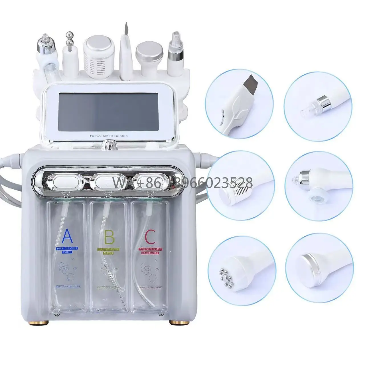 Micro Crystal Dermabrasion H2O2 Small Bubble Facial For Cosmetic Application