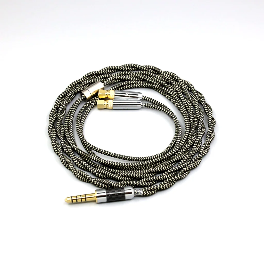 2 الأساسية 2.8 مللي متر Litz OFC سماعة درع مضفر كم كابل ل HiFiMan HE400 HE5 HE6 HE300 HE4 HE500 HE6 سماعة LN 008064