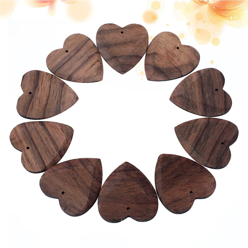 

10 Pcs Heart Shaped Pick Guitar Plectrum Picks Bass Accessories Heart-shaped