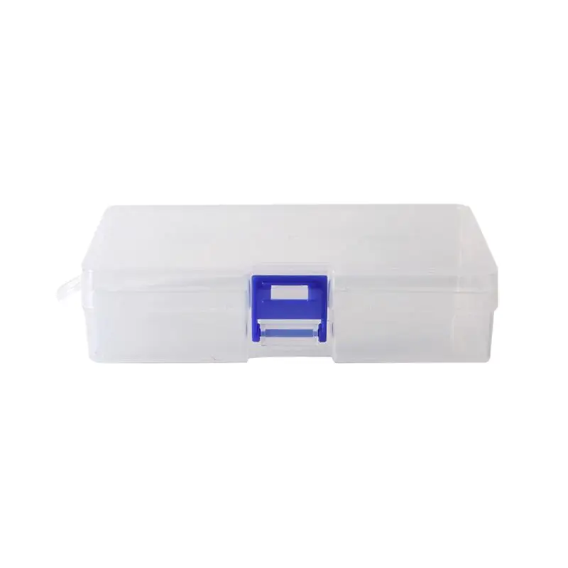 5 Pcs Transparent Lockable Box Small Object Storage Box Fishing Gear Accessories Box Plastic Material Earring Jewellery Box
