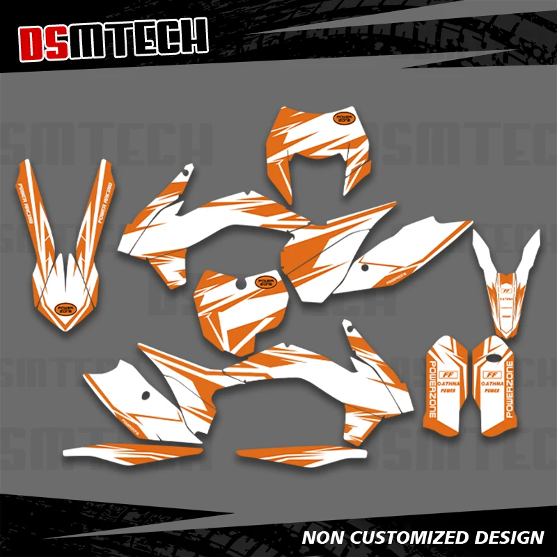 

DSMTECH For KTM 125 250 350 450 500 SX SXF XC XCF 2013 2014 2015 EXC EXCF XCW 2014 2015 2016 Graphics Decals Stickers 004