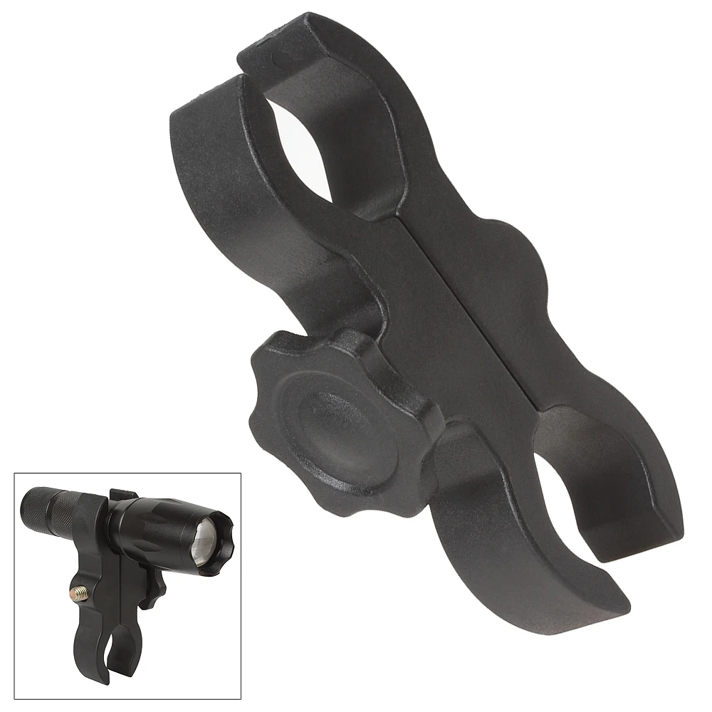 Soporte abrazadera extensible luz LED bicicleta