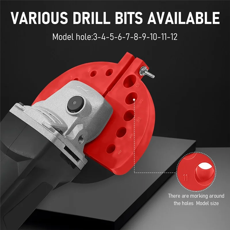 A01F-2 pezzi Affilatrice per punte da trapano, affilatrice per punte da trapano, affilatrice per punte da trapano gigante multi-specifica