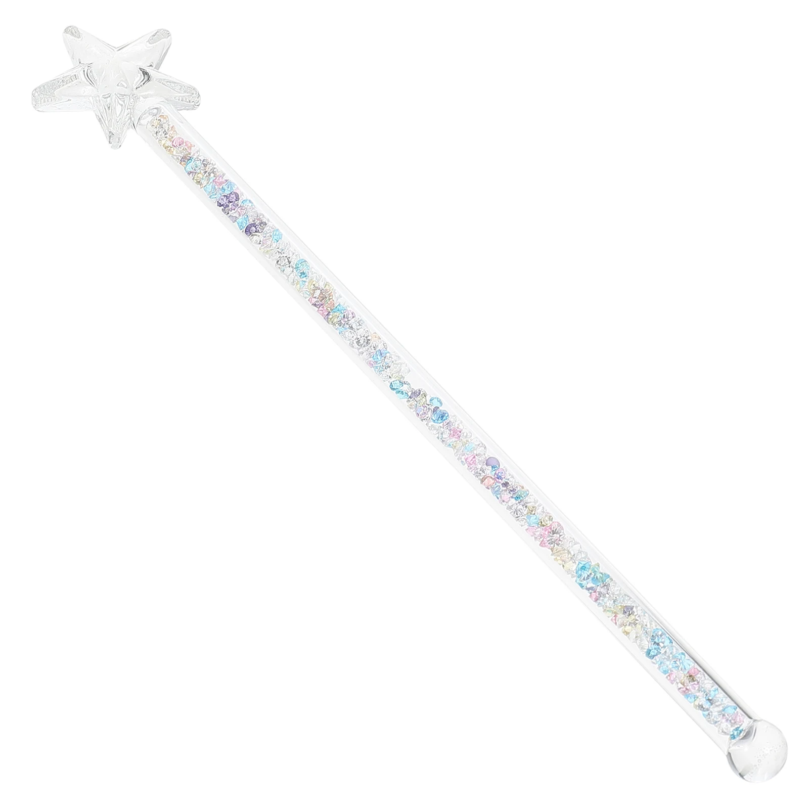 

Drink Stirrers Cocktail Five-pointed Star Glass Rod Beverages Coffee for Home Muddler